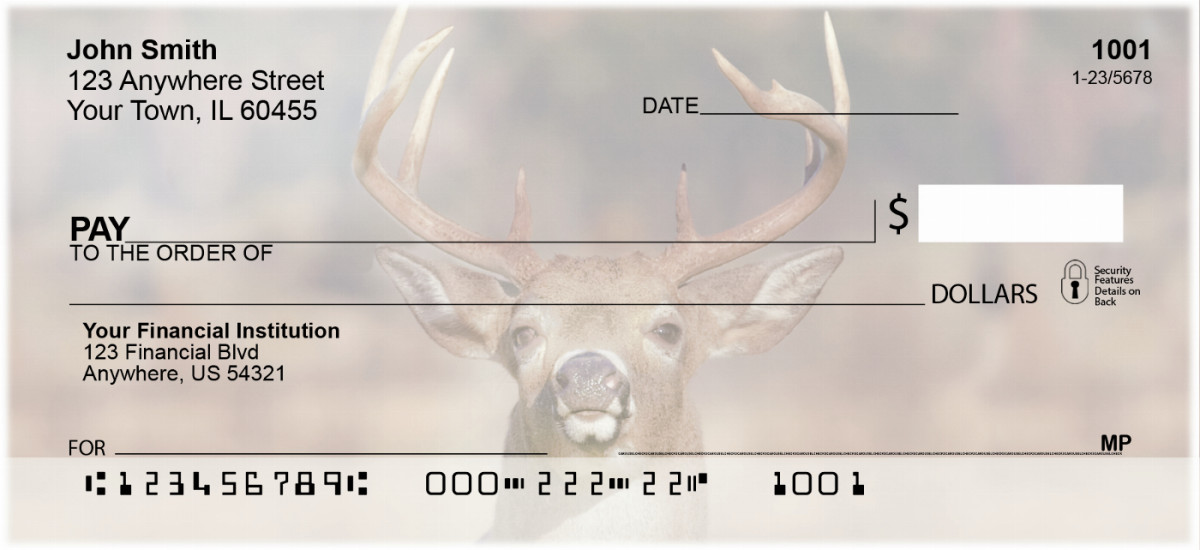 Big Horned Bucks Deers Checks
