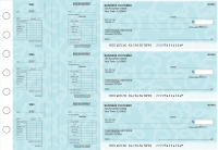 Swirls Multi-Purpose Salary Voucher Business Checks | BU3-7CDS24-MPS