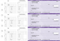 Purple Marble Multi-Purpose Counter Signature Business Checks | BU3-7UMA01-MPC