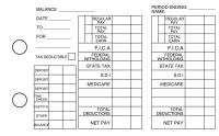 Mechanic Payroll Designer Business Checks  | BU3-CDS13-PAY
