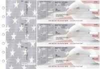 American Flag Itemized Invoice Business Checks | BU3-CDS32-TNV