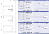 Blue Marble Standard Itemized Invoice Business Checks | BU3-LMA01-SII